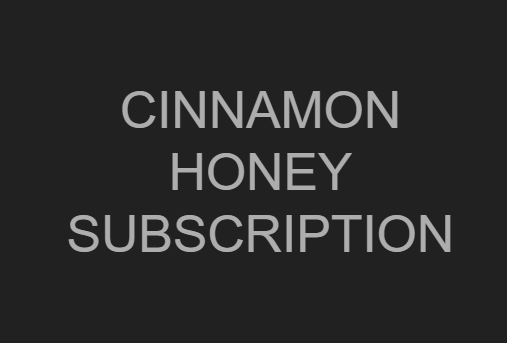 Cinnamon Honey Lollipop Monthly Subscription