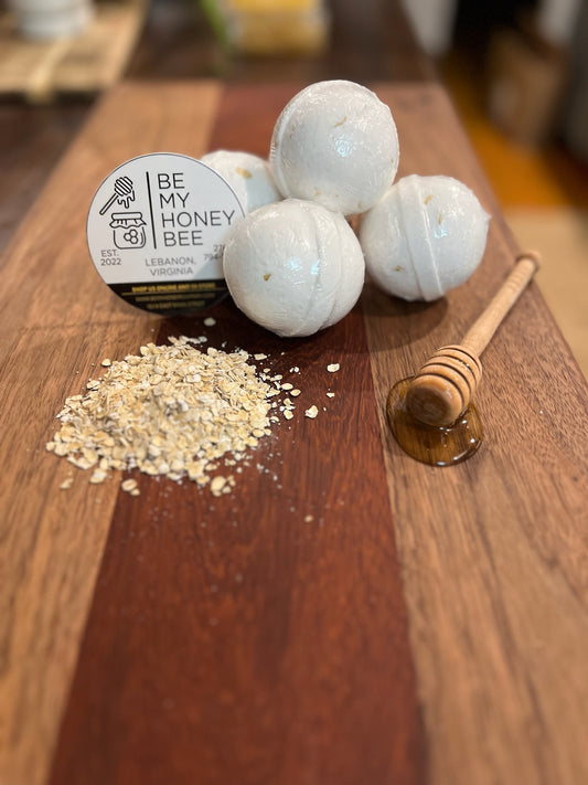 Honey and Oat Bath Bomb